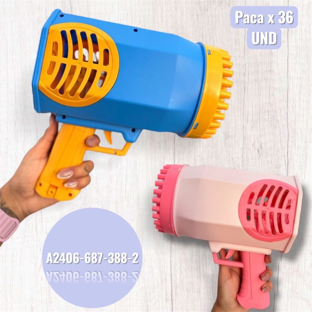 Bazuca automática de burbujas