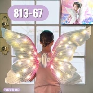 Alas de ángel con luces